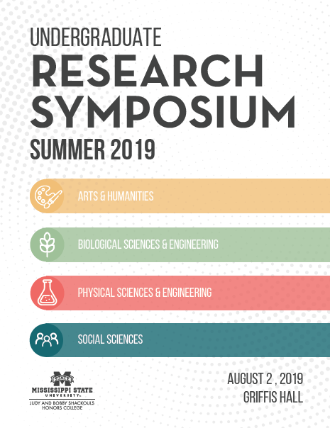 2019 Summer Symposium Abstract Booklet Cover